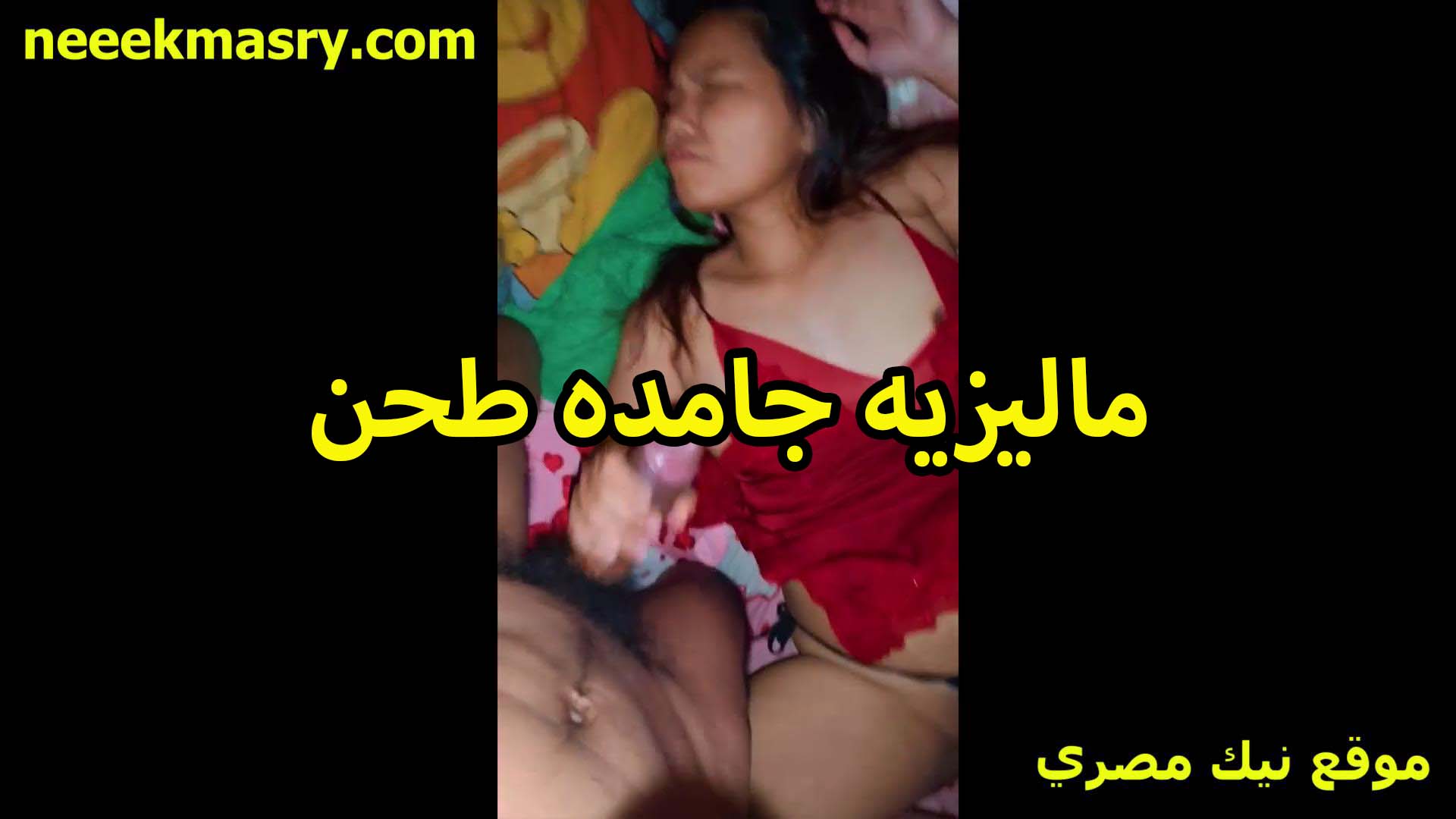 ماليزيه جامده طحن تتناك نيك مصري من جوز بنتها في البيت عنده لما قلعت ونامت على السرير بقميص احمر